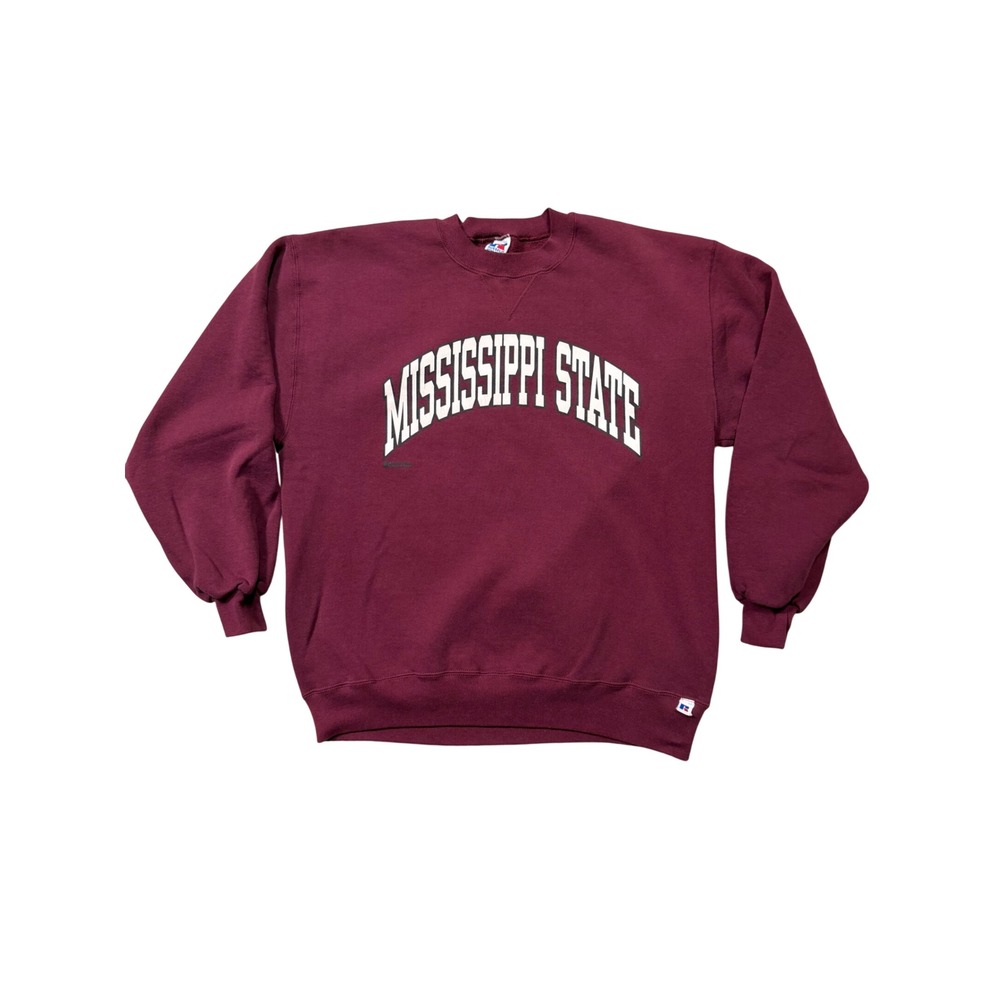 Vintage 90s Russell Athletic Mississippi State Bulldogs Sweatshirt USA